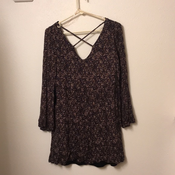 Cute floral dress-perfect for fall! - Picture 2 of 2